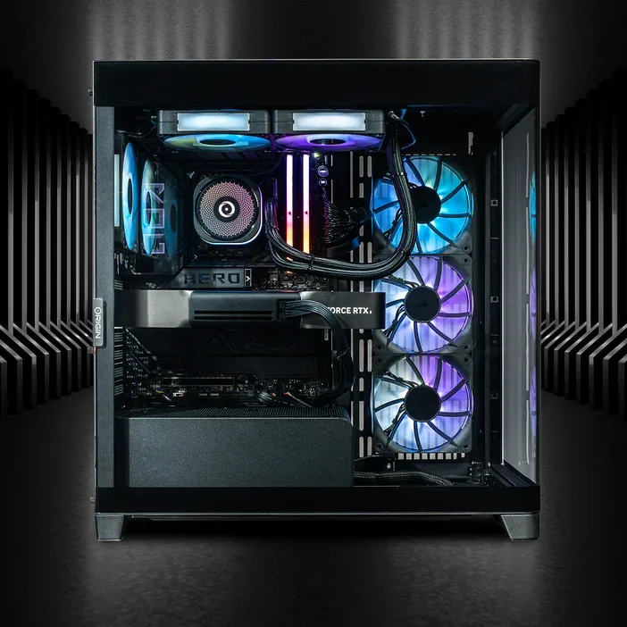 PC gaming avec éclairage RGB